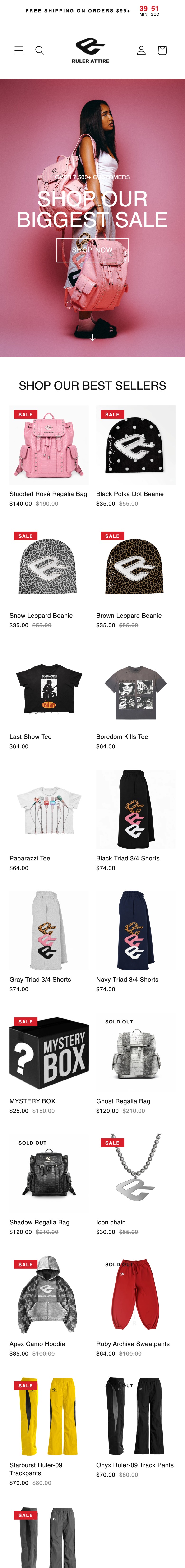 The same store on a phone